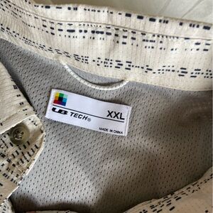 Men's Casual Button Down Shirt - Cream